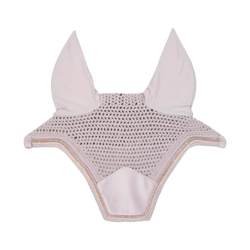 Kentucky Wellington Fly Veil Velvet Pearls Soft Rose-1